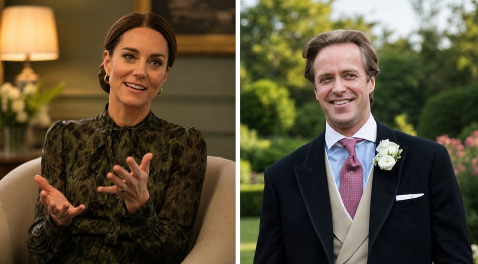 Thomas Kingston and Kate Middleton